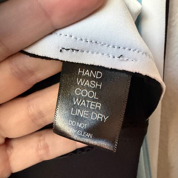 Norma Kamali Color Block Stretch Jersey Track Jacket Size S - Picture 5 of 6